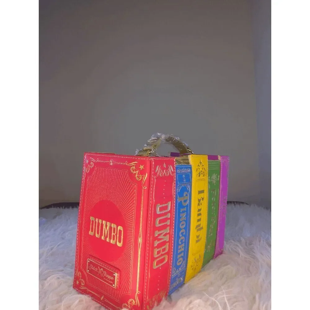 NWT Loungefly Stitch Shoppe Disney Classic Books Cosplay Crossbody Bag - Picture 2 of 3